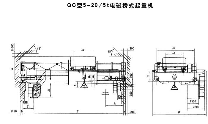 QC型电磁行车结构图
