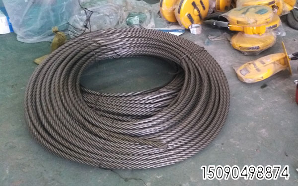 不同吨位行车使用的钢丝绳不同